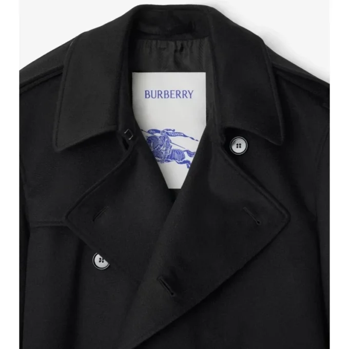 Trench Coat z kaszmiru o średniej długości Trench Coat z kaszmiru o średniej długości
