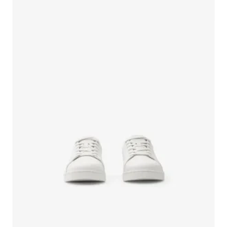 Treningi z tłoczonej skóry w kratkę w Sneakersach