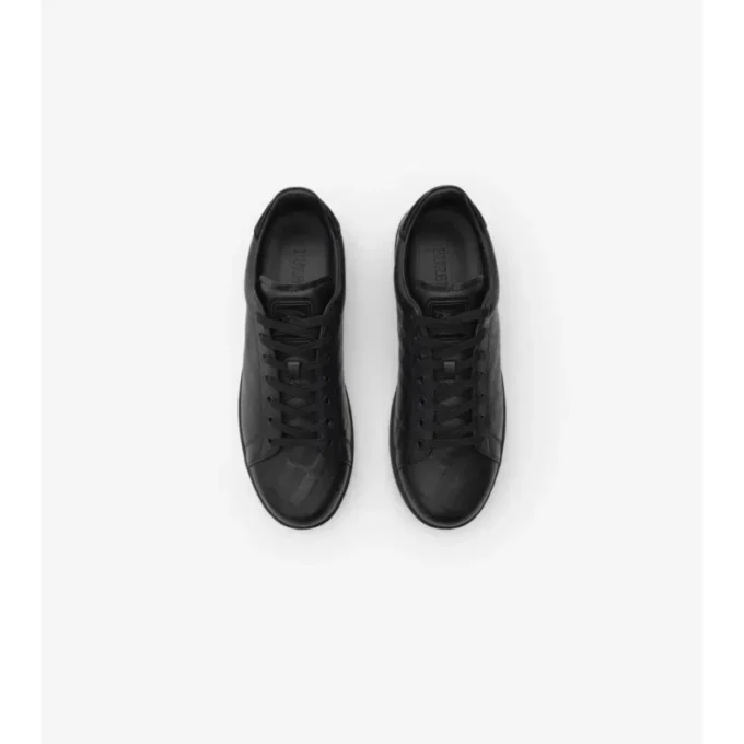 Treningi z wytłoczoną skórą w kratkę w Sneakersach Treningi z wytłoczoną skórą w kratkę w Sneakersach