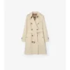 Tropical Gabardine Kensington Trench Coat o średniej długości