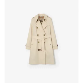 Tropical Gabardine Kensington Trench Coat o średniej długości Tropical Gabardine Kensington Trench Coat o średniej długości