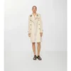 Tropical Gabardine Kensington Trench Coat o średniej długości