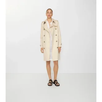 Tropical Gabardine Kensington Trench Coat o średniej długości Tropical Gabardine Kensington Trench Coat o średniej długości