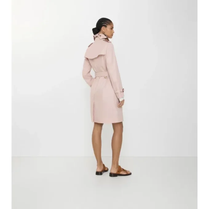 Tropical Gabardine Kensington Trench Coat o średniej długości