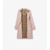 Tropical Gabardine Kensington Trench Coat o średniej długości