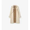 Tropical Gabardine Kensington Trench Coat o średniej długości