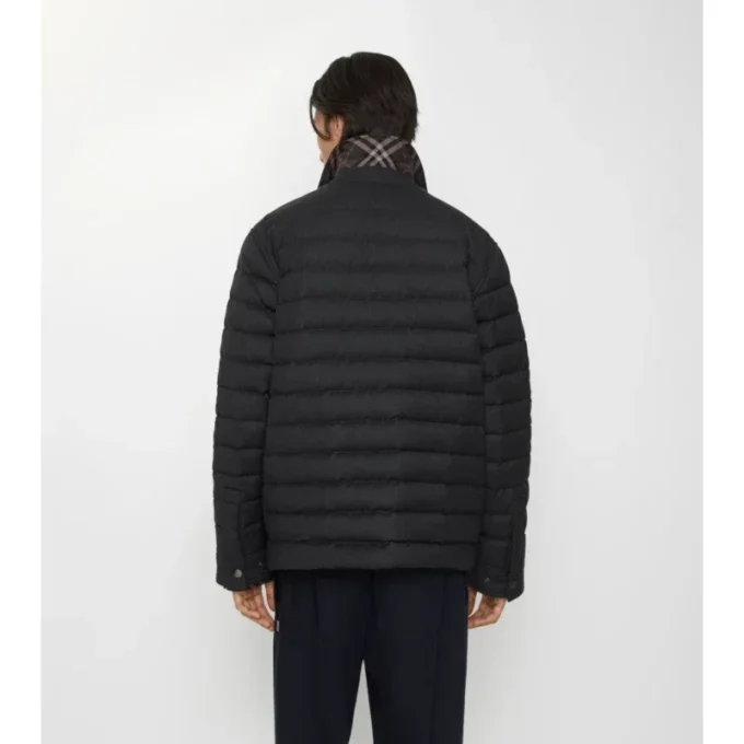 Włóczkowa flanelowa koszula z wypełnieniem