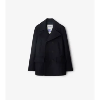 Wełniany płaszcz typu pea coat