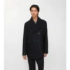 Wełniany płaszcz typu pea coat