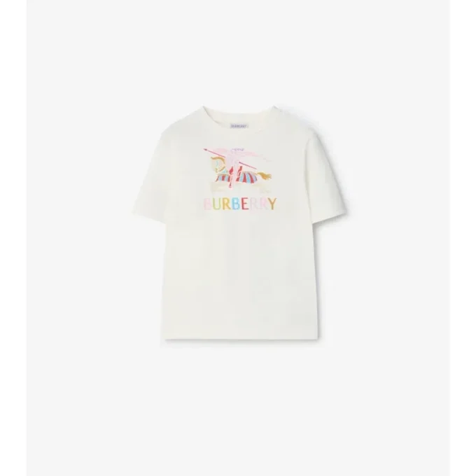 Wielobarwny bawełniany T-shirt EKD