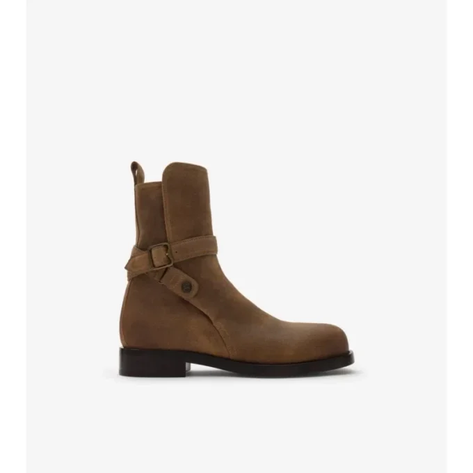 Woskowane zamszowe buty Ledger