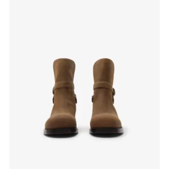 Woskowane zamszowe buty Ledger