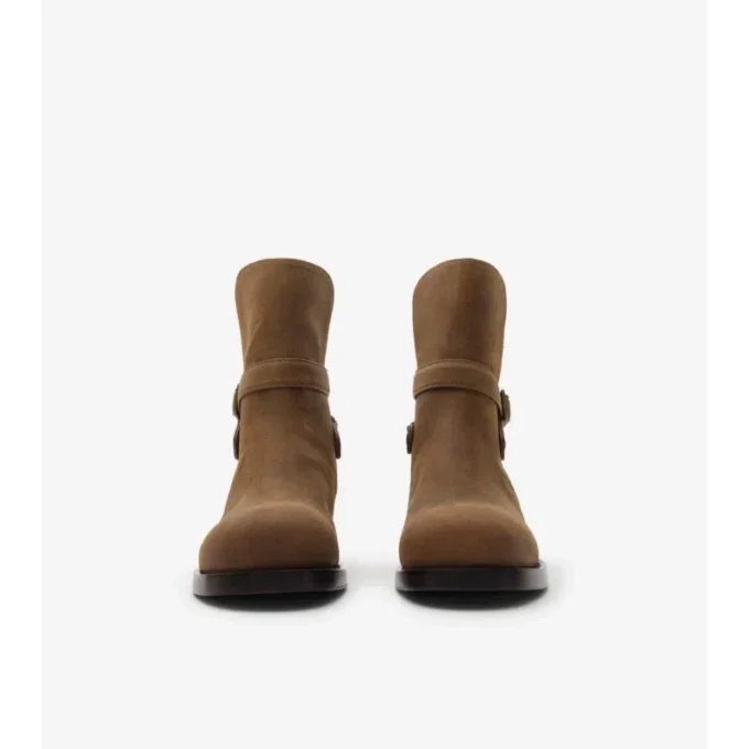 Woskowane zamszowe buty Ledger