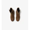 Woskowane zamszowe buty Ledger