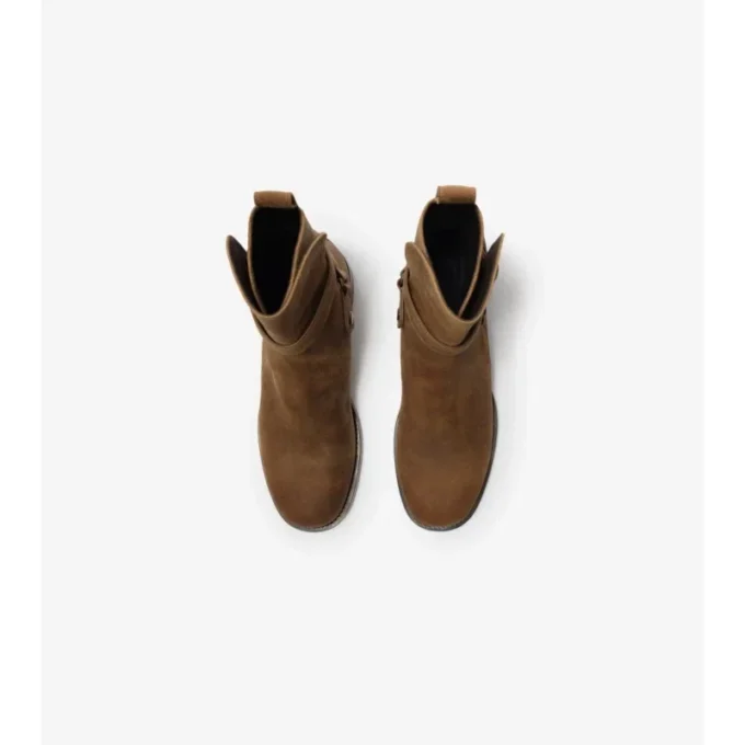 Woskowane zamszowe buty Ledger