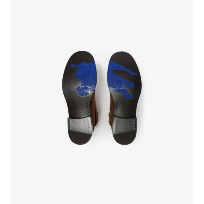 Woskowane zamszowe buty Ledger