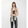 Wąski jedwabny szalik Tarot